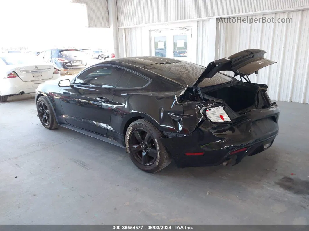 2015 Ford Mustang V6 Черный vin: 1FA6P8AM0F5406285