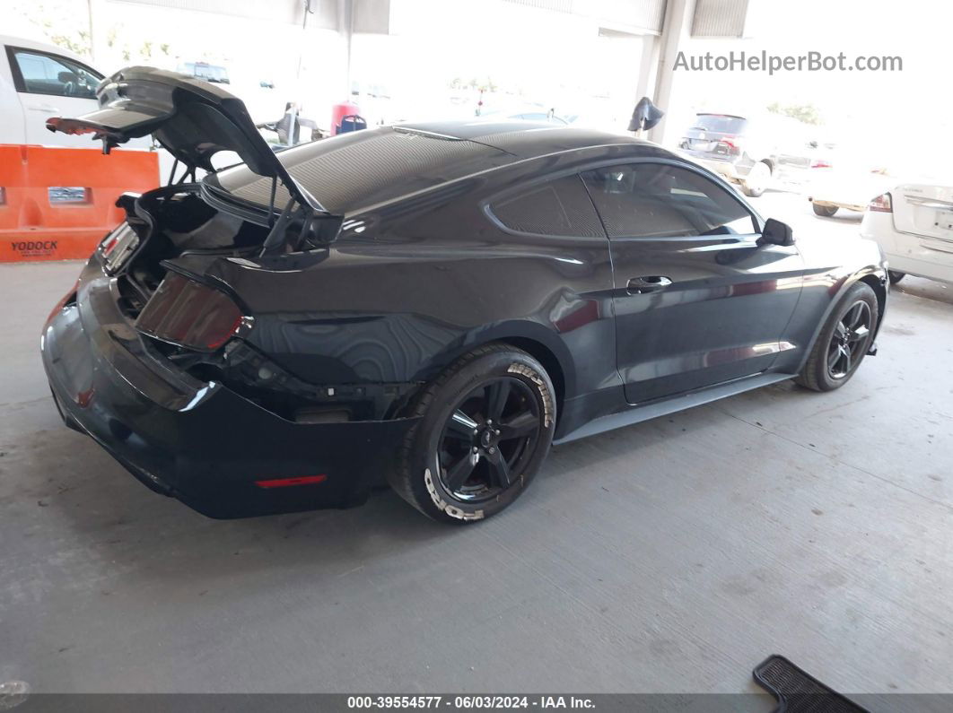 2015 Ford Mustang V6 Black vin: 1FA6P8AM0F5406285