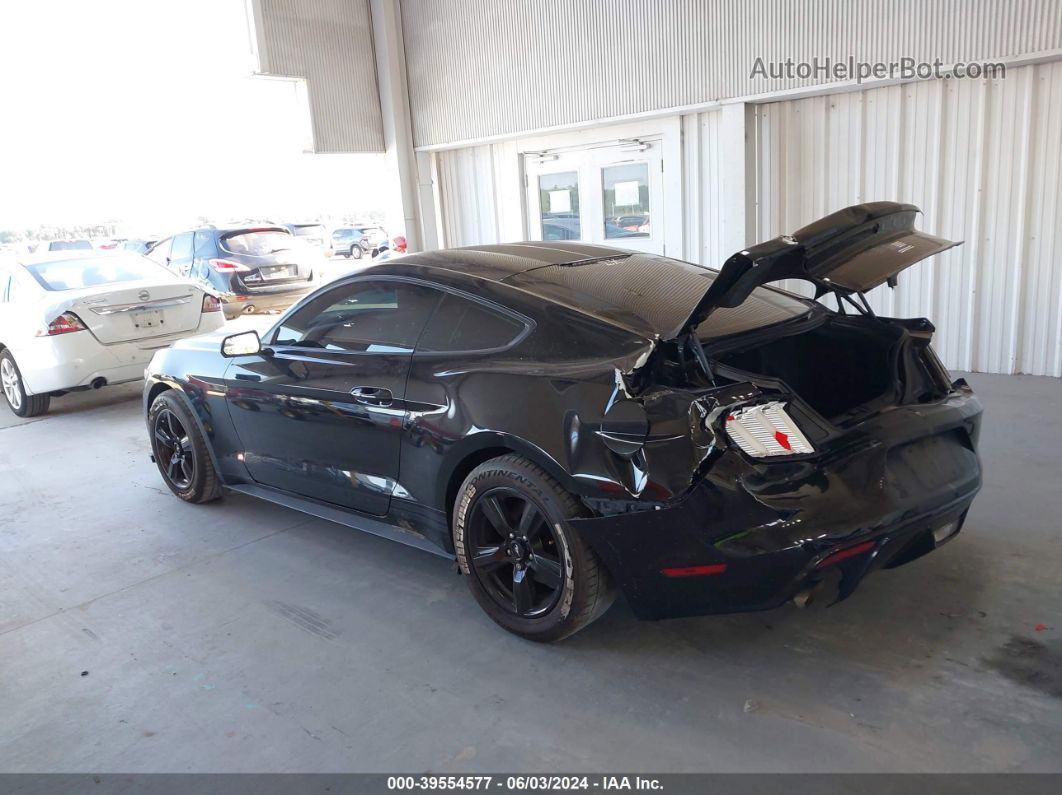 2015 Ford Mustang V6 Black vin: 1FA6P8AM0F5406285