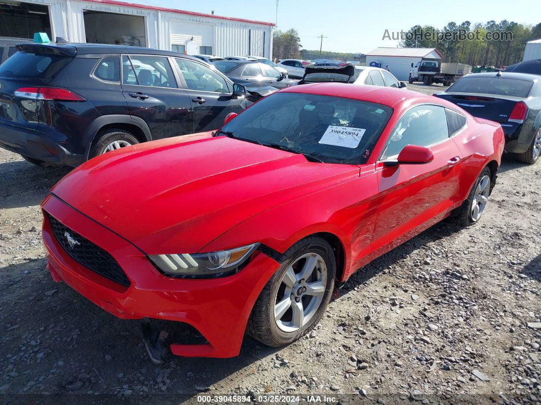 2015 Ford Mustang V6 Красный vin: 1FA6P8AM0F5427072