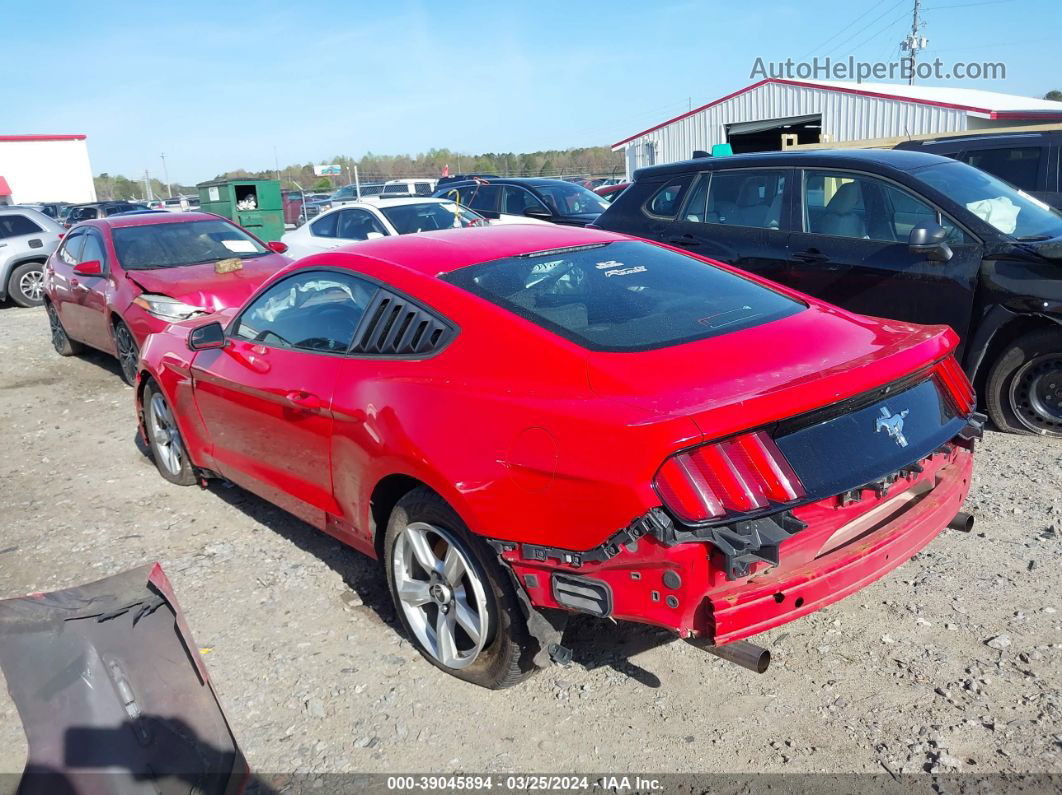 2015 Ford Mustang V6 Red vin: 1FA6P8AM0F5427072