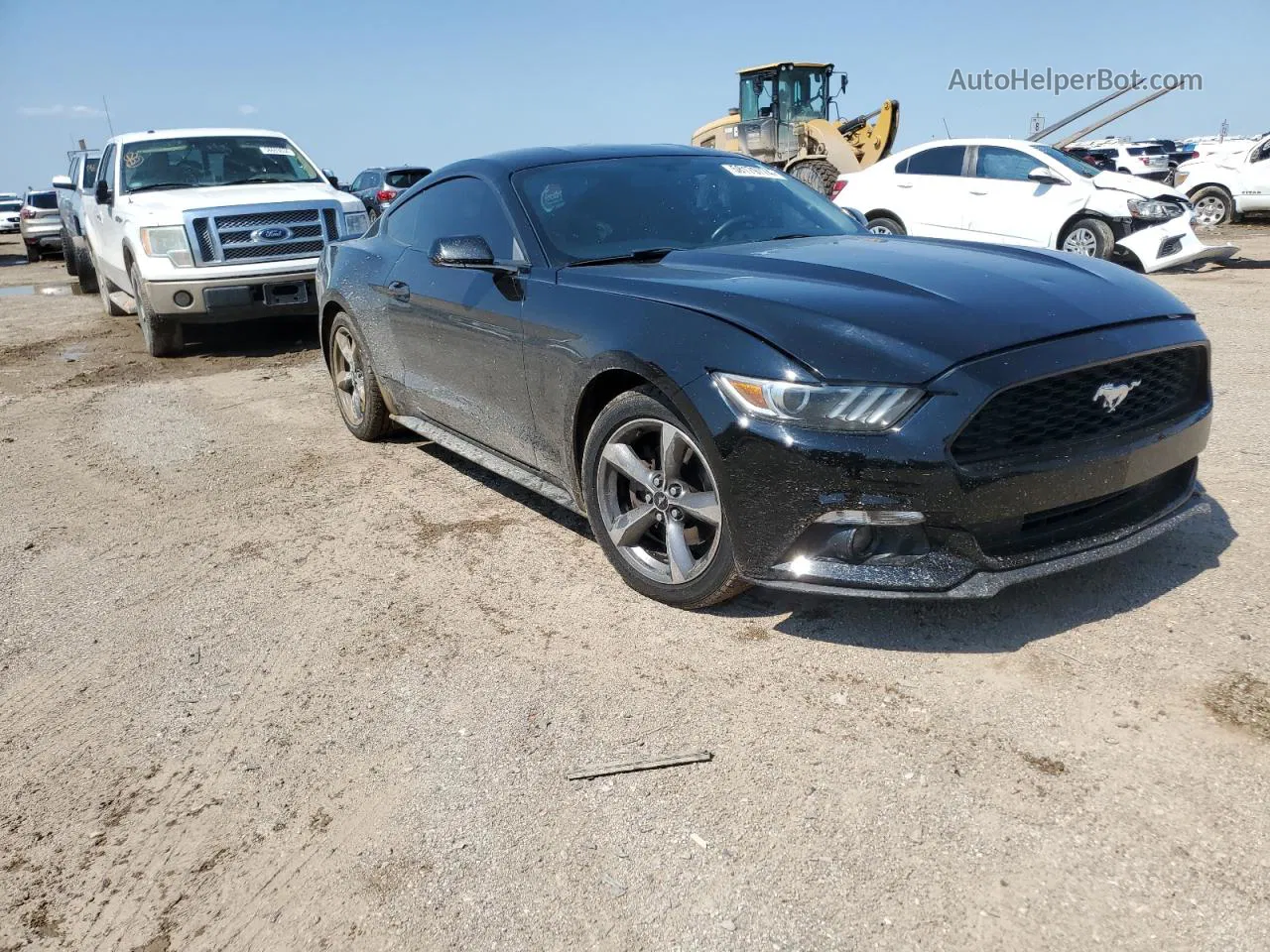 2015 Ford Mustang  Черный vin: 1FA6P8AM0F5428576