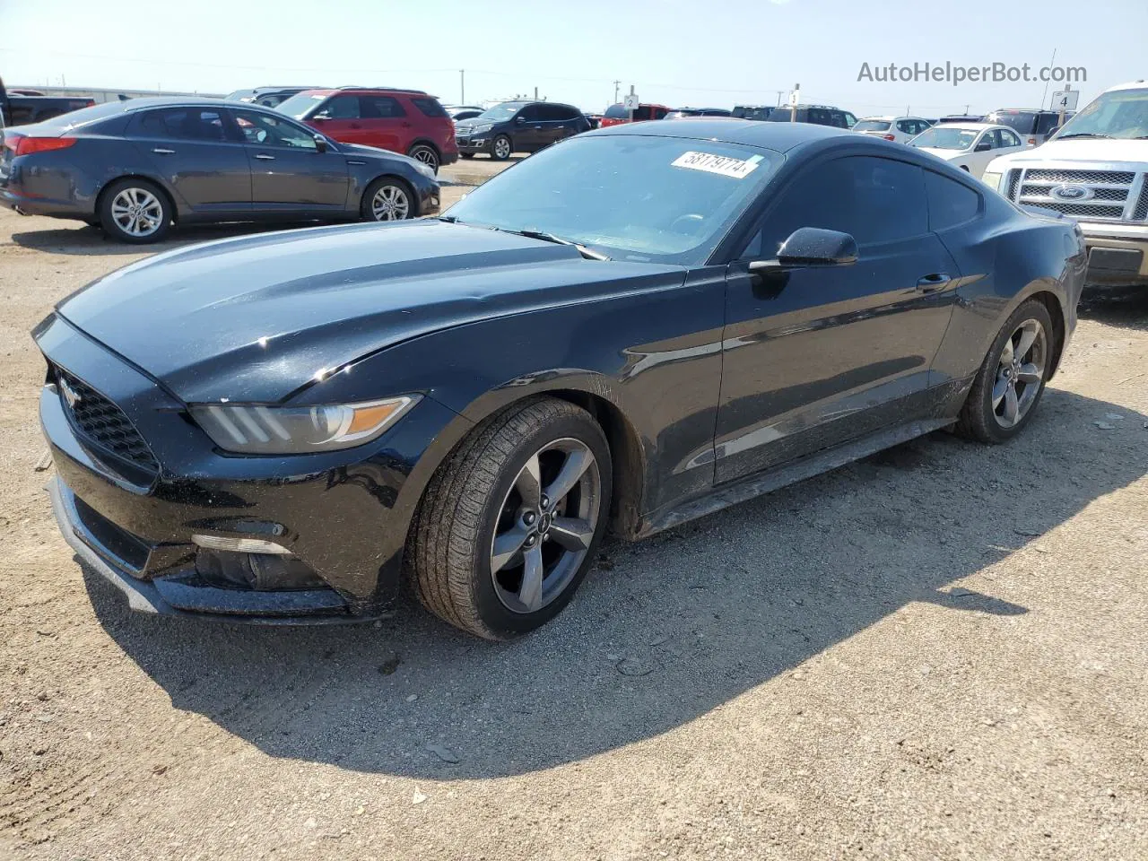 2015 Ford Mustang  Черный vin: 1FA6P8AM0F5428576