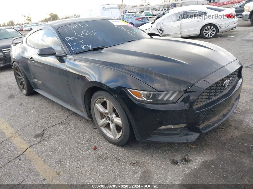 2016 Ford Mustang V6 Black vin: 1FA6P8AM0G5221140