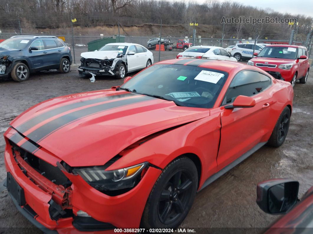 2015 Ford Mustang V6 Orange vin: 1FA6P8AM1F5309788