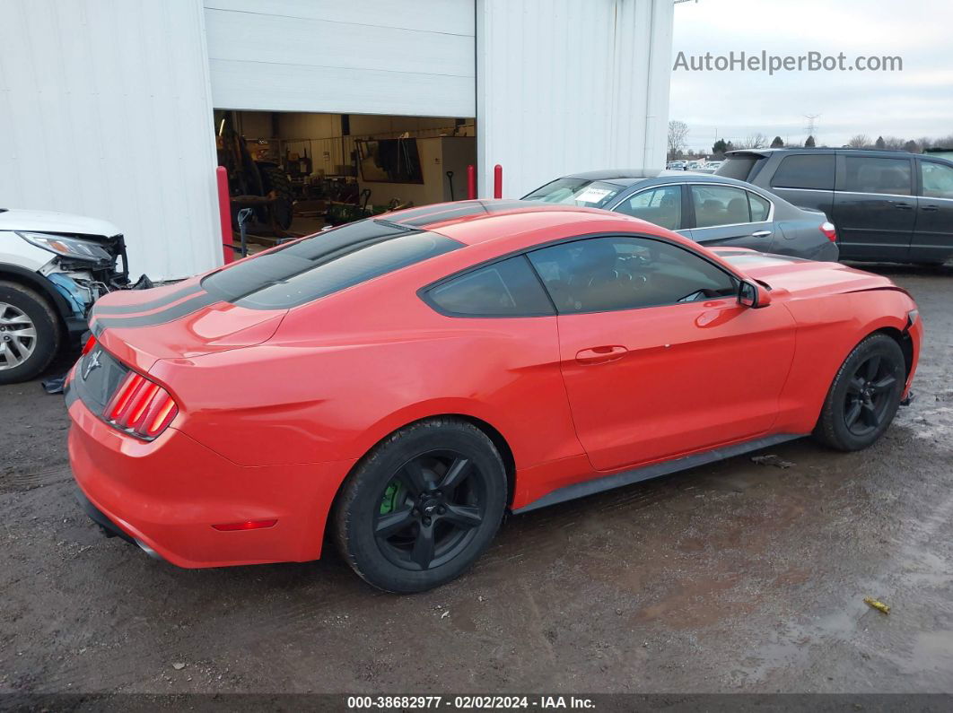 2015 Ford Mustang V6 Orange vin: 1FA6P8AM1F5309788