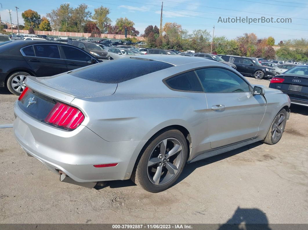 2015 Ford Mustang V6 Серебряный vin: 1FA6P8AM1F5312819