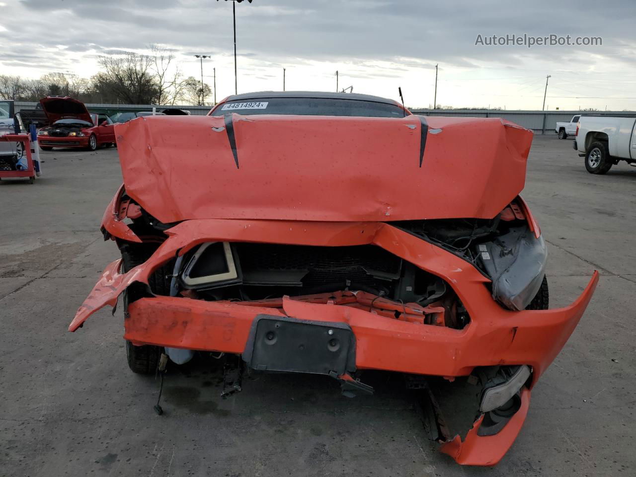 2015 Ford Mustang  Orange vin: 1FA6P8AM1F5338076