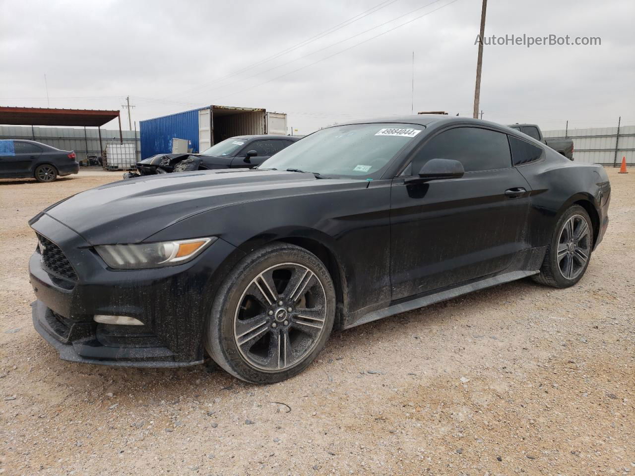 2015 Ford Mustang  Black vin: 1FA6P8AM1F5355203