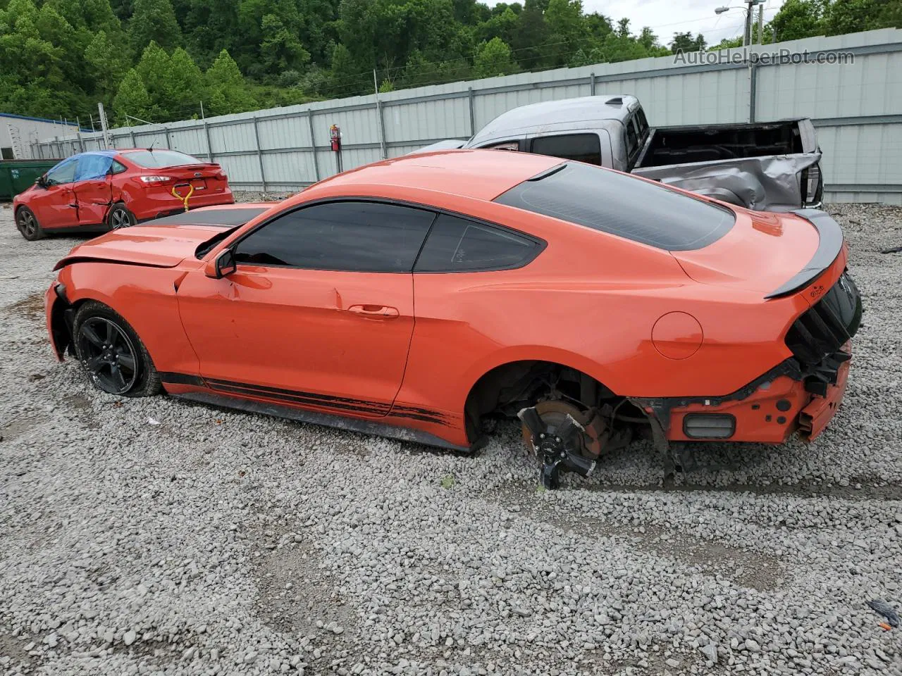 2016 Ford Mustang  Orange vin: 1FA6P8AM1G5241588