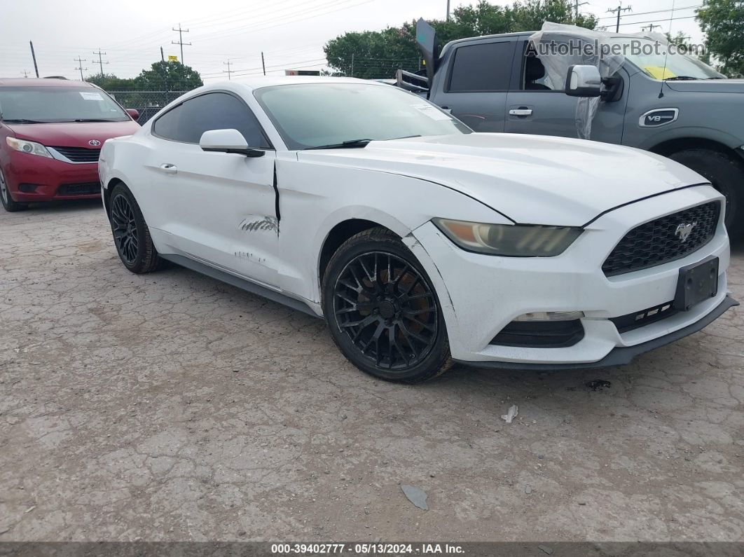 2016 Ford Mustang V6 White vin: 1FA6P8AM1G5252364