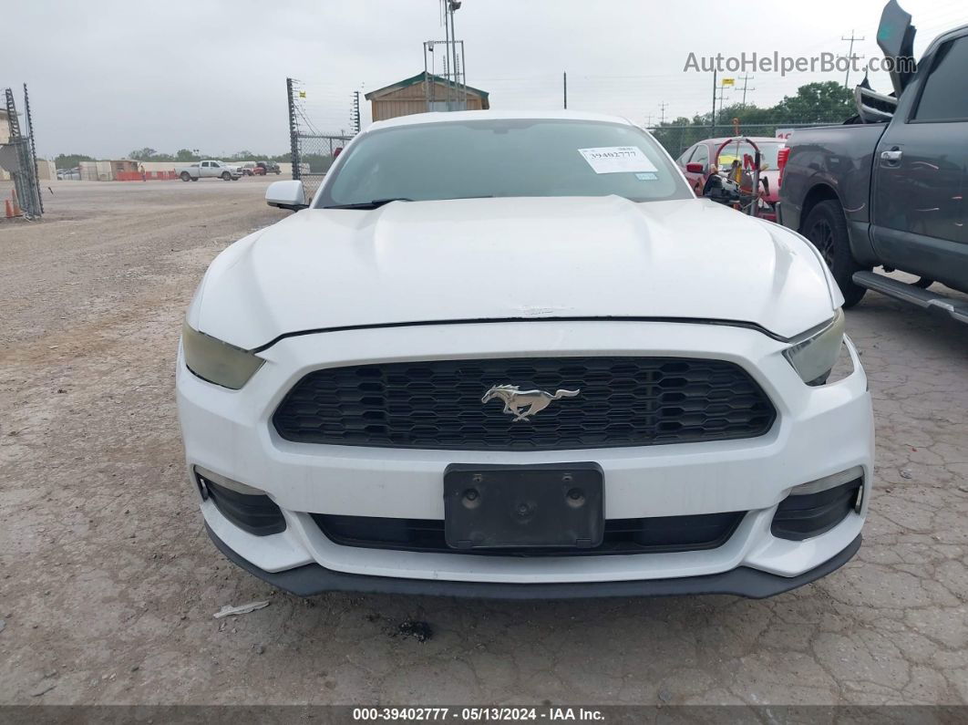 2016 Ford Mustang V6 White vin: 1FA6P8AM1G5252364