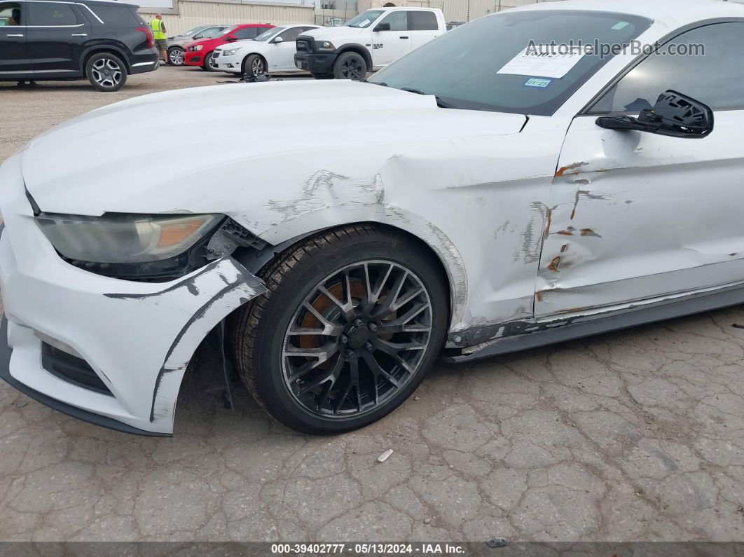 2016 Ford Mustang V6 White vin: 1FA6P8AM1G5252364