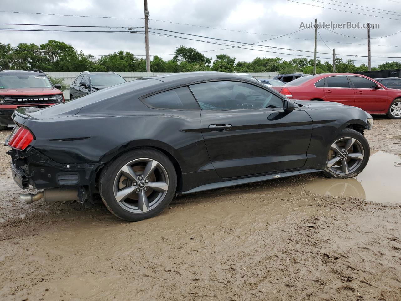 2016 Ford Mustang  Black vin: 1FA6P8AM1G5292556