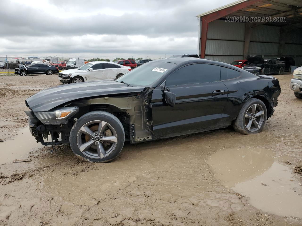 2016 Ford Mustang  Black vin: 1FA6P8AM1G5292556