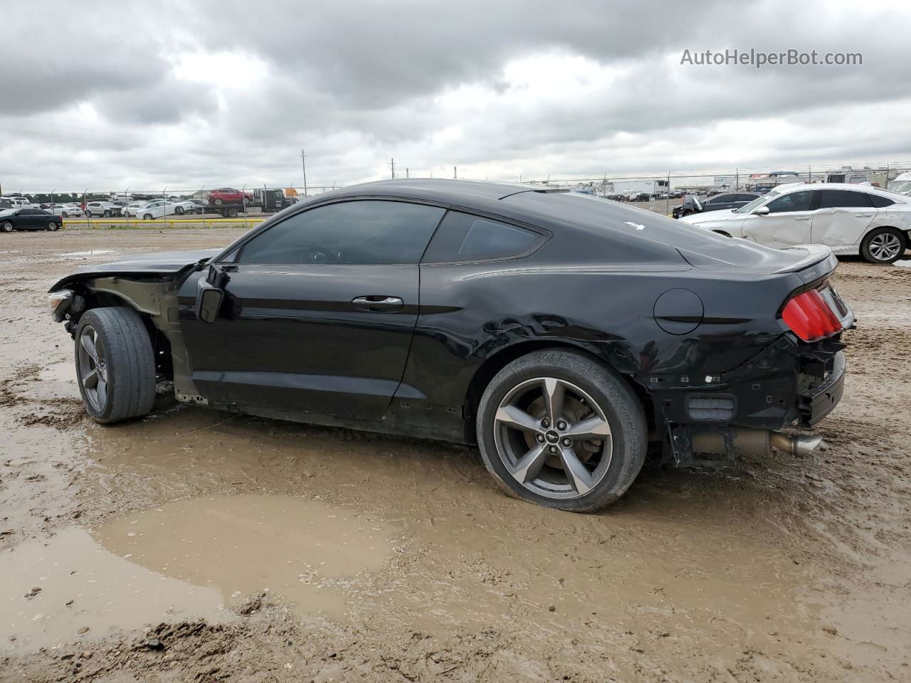 2016 Ford Mustang  Black vin: 1FA6P8AM1G5292556