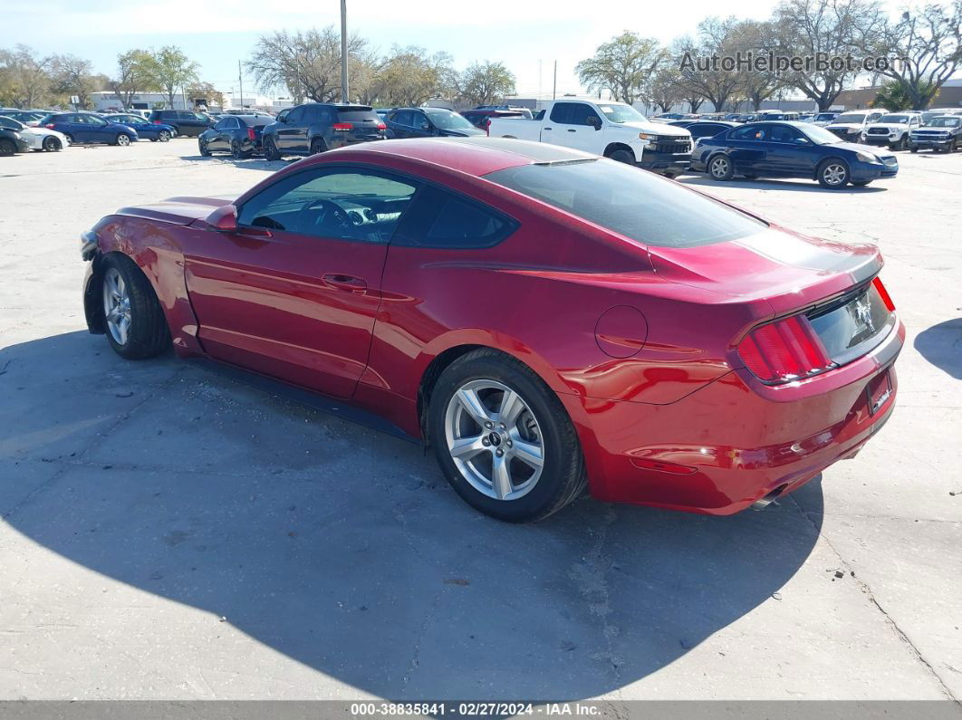 2016 Ford Mustang V6 Red vin: 1FA6P8AM1G5301949