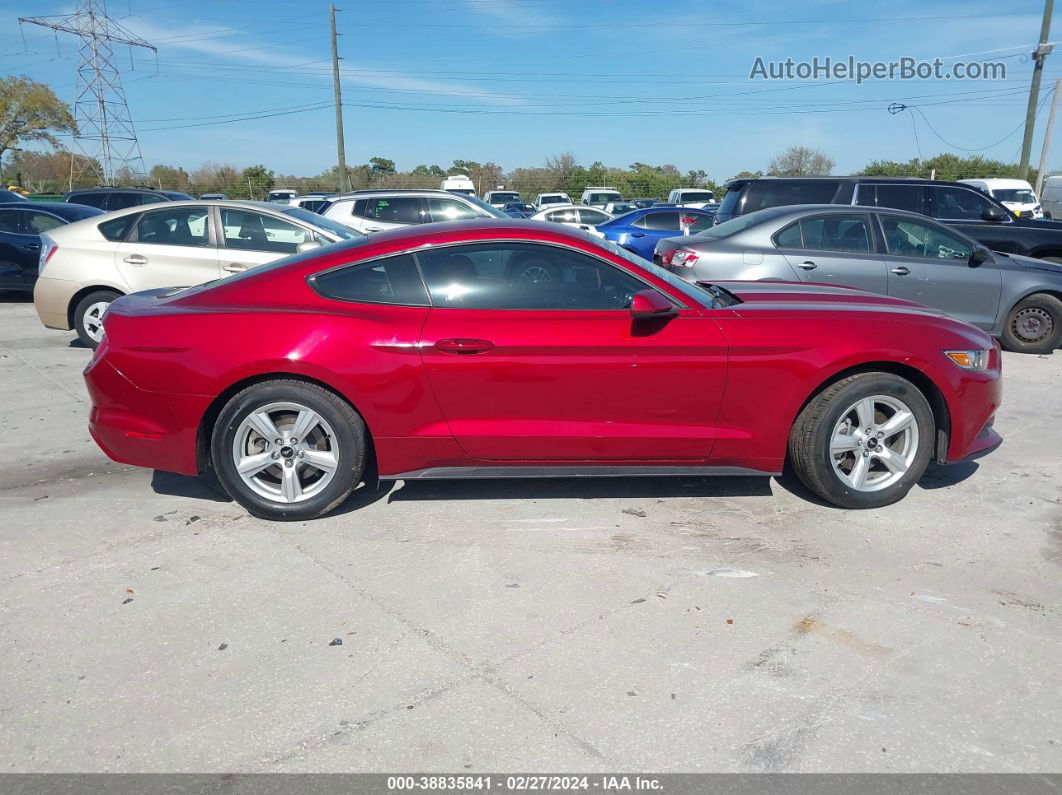 2016 Ford Mustang V6 Red vin: 1FA6P8AM1G5301949