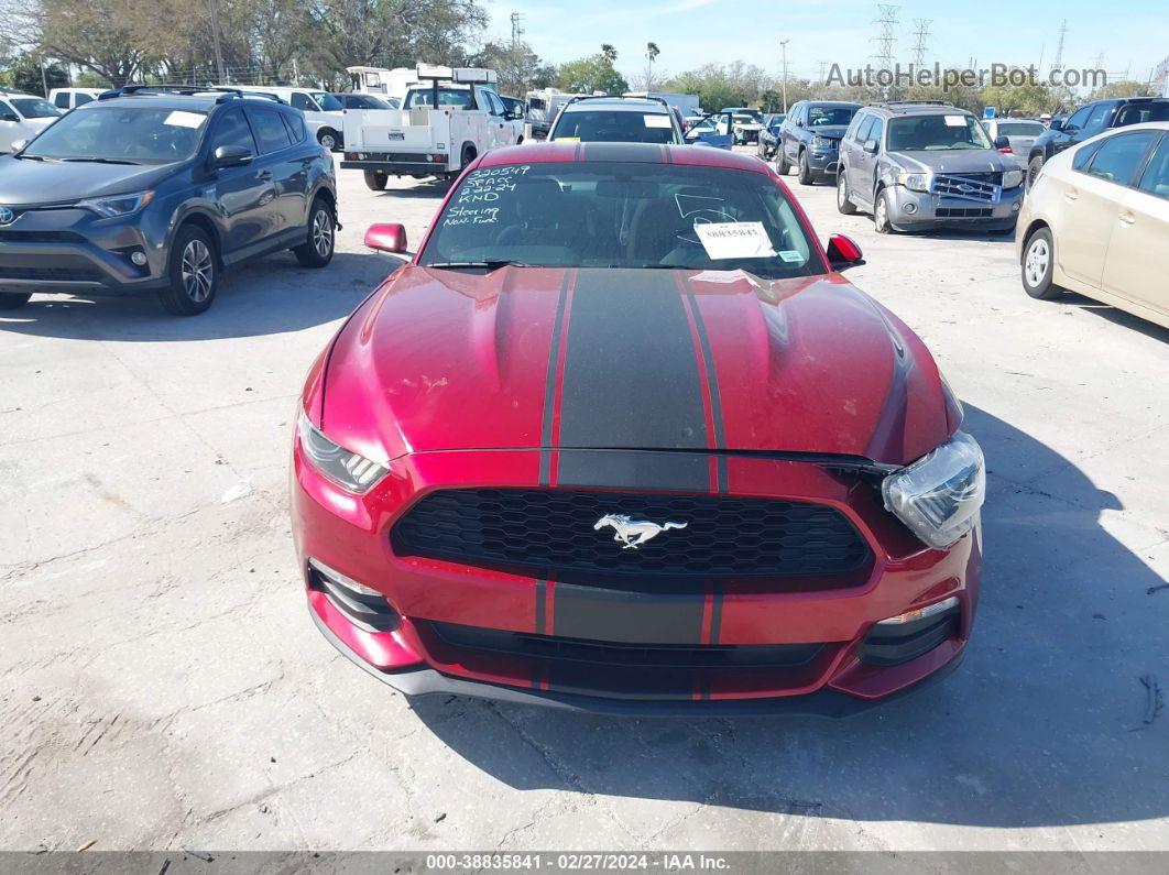 2016 Ford Mustang V6 Red vin: 1FA6P8AM1G5301949