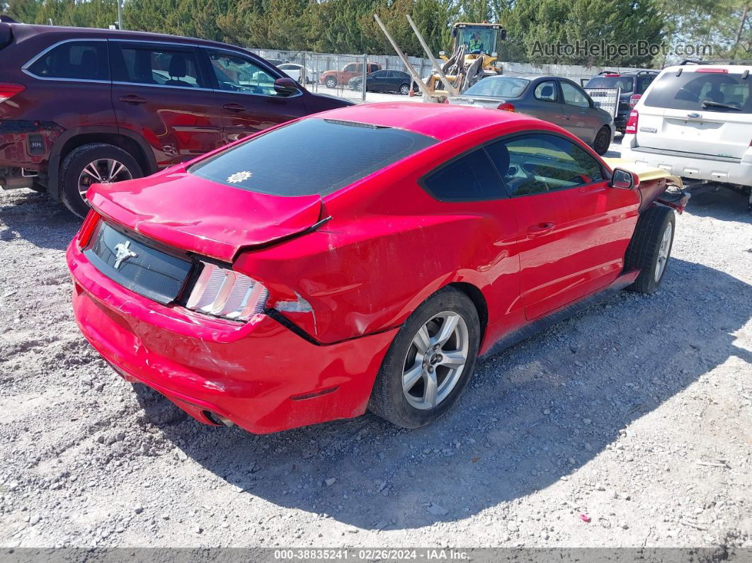 2015 Ford Mustang V6 Red vin: 1FA6P8AM2F5322064