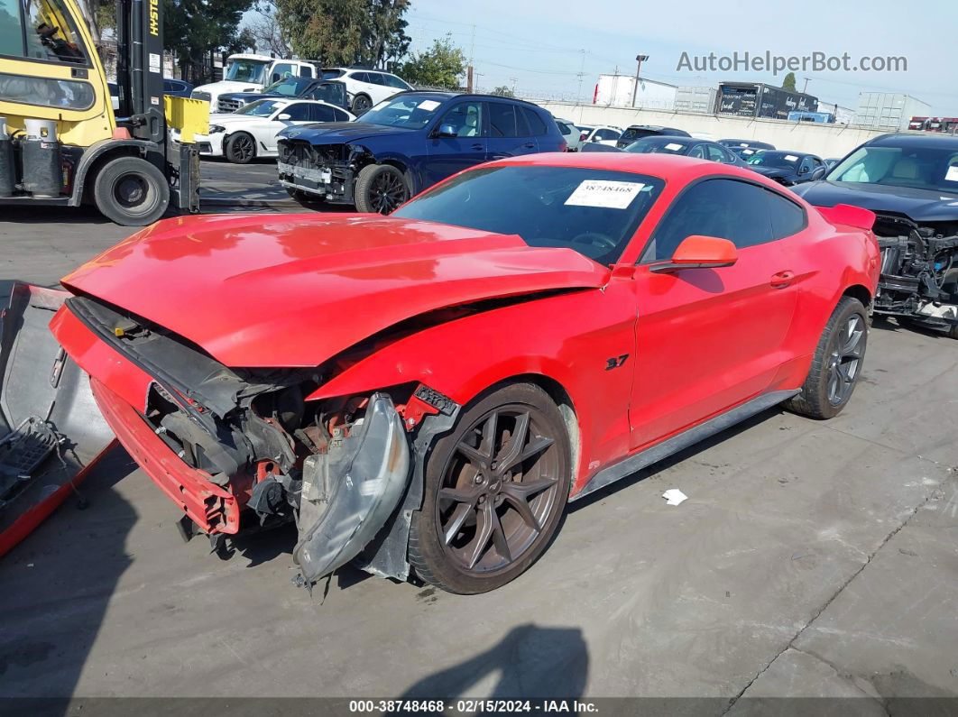 2015 Ford Mustang V6 Orange vin: 1FA6P8AM2F5338717