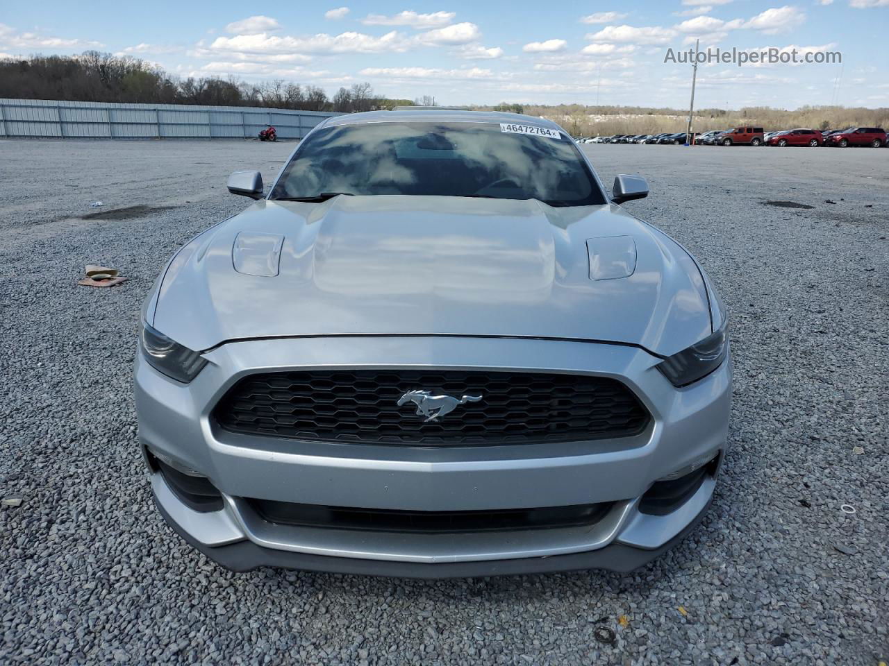 2015 Ford Mustang  Silver vin: 1FA6P8AM2F5349605