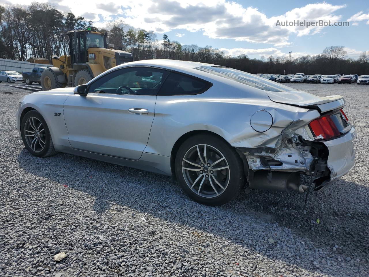 2015 Ford Mustang  Silver vin: 1FA6P8AM2F5349605