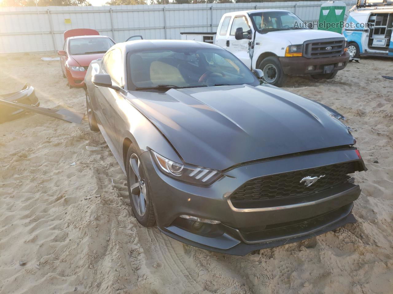 2016 Ford Mustang  Gray vin: 1FA6P8AM2G5210124