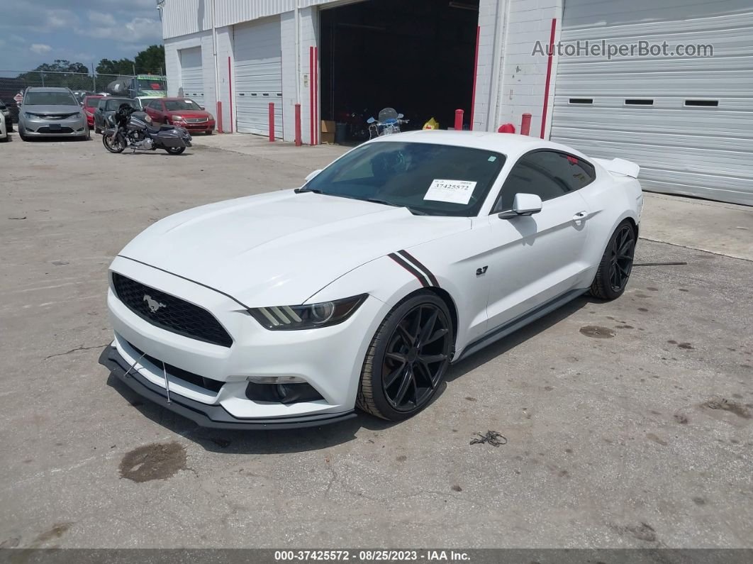 2016 Ford Mustang V6 White vin: 1FA6P8AM2G5326570