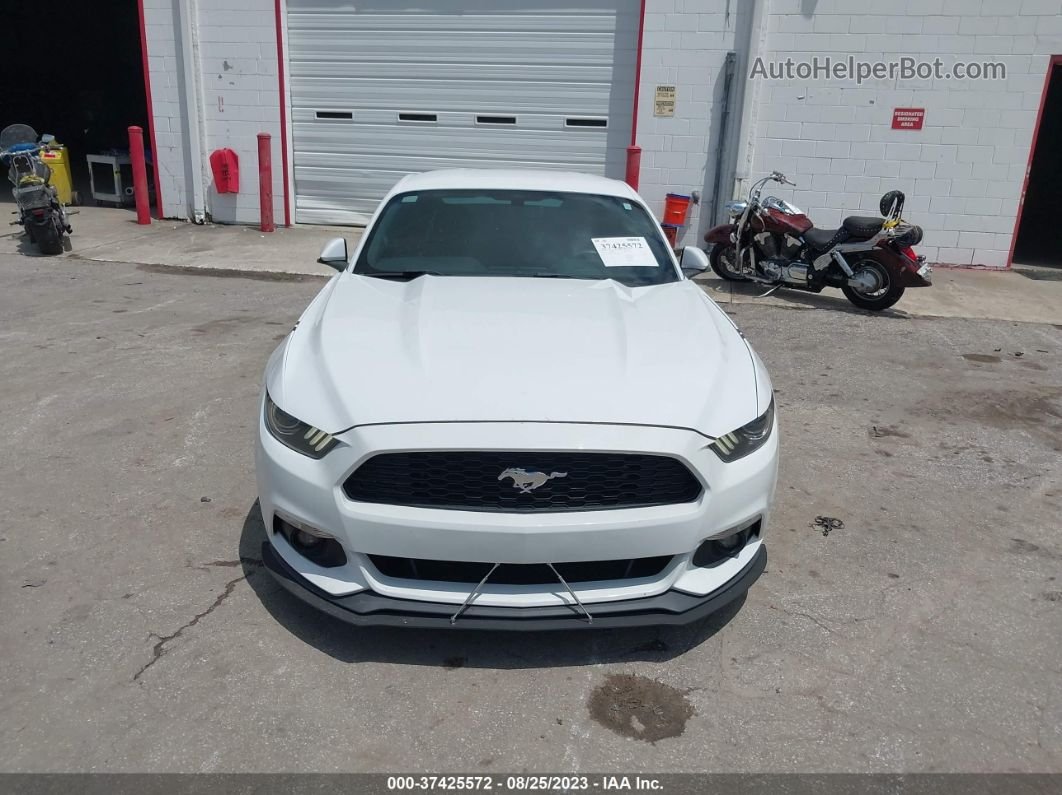 2016 Ford Mustang V6 White vin: 1FA6P8AM2G5326570