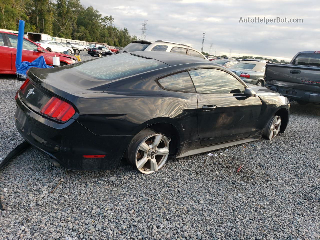 2016 Ford Mustang  Black vin: 1FA6P8AM2G5332014