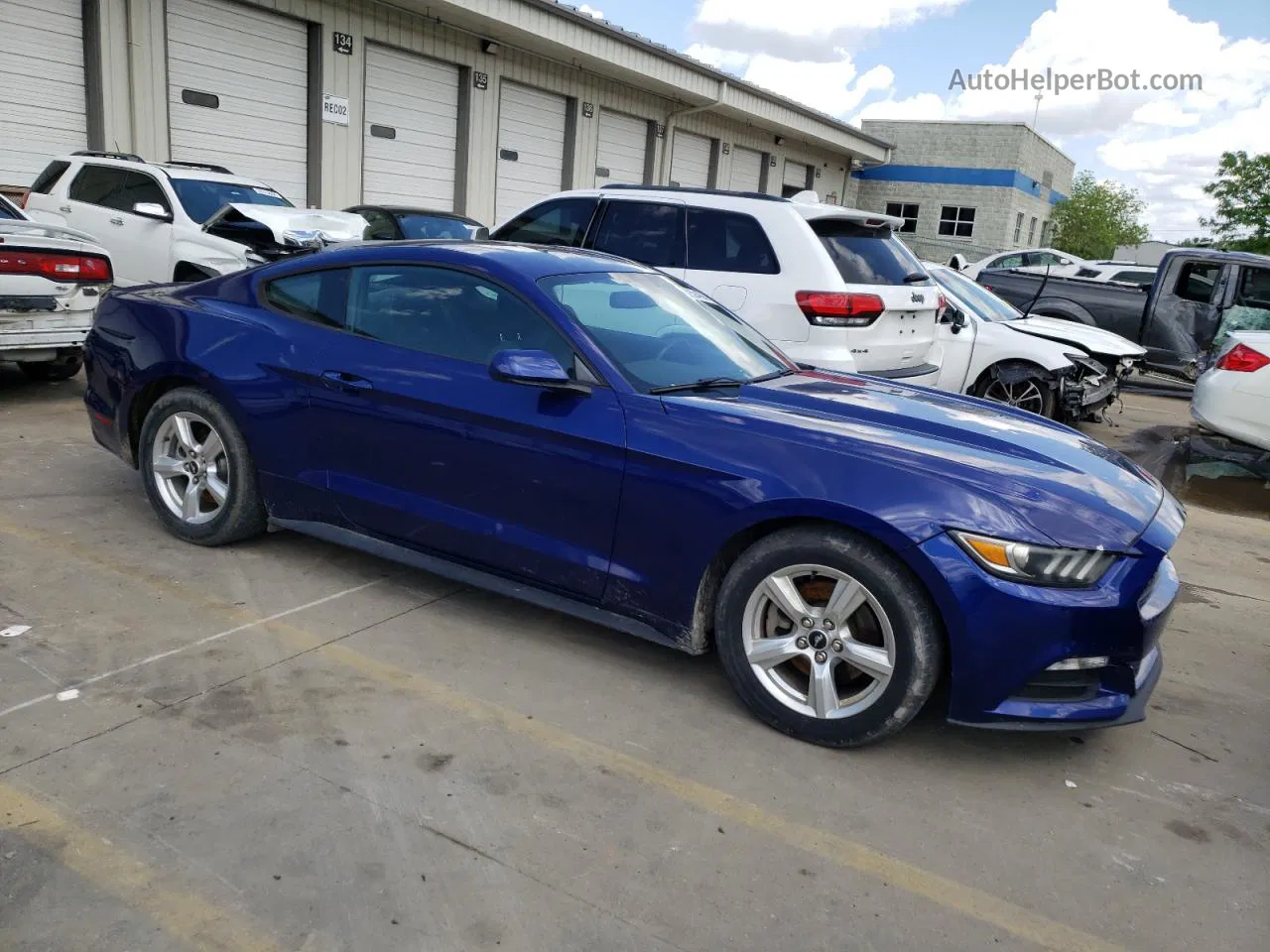 2015 Ford Mustang  Blue vin: 1FA6P8AM3F5348821