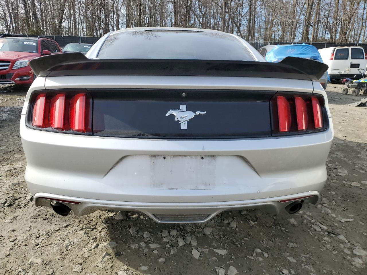 2015 Ford Mustang  Silver vin: 1FA6P8AM3F5358104