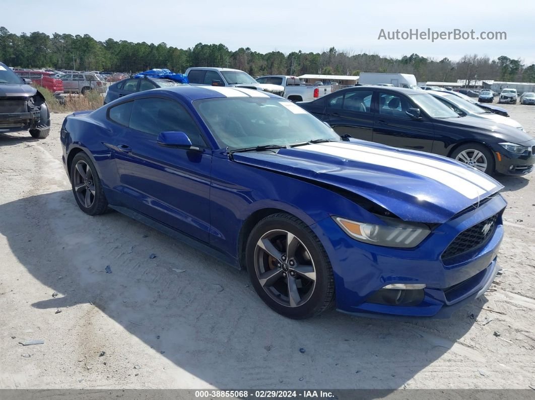 2015 Ford Mustang V6 Blue vin: 1FA6P8AM3F5359625