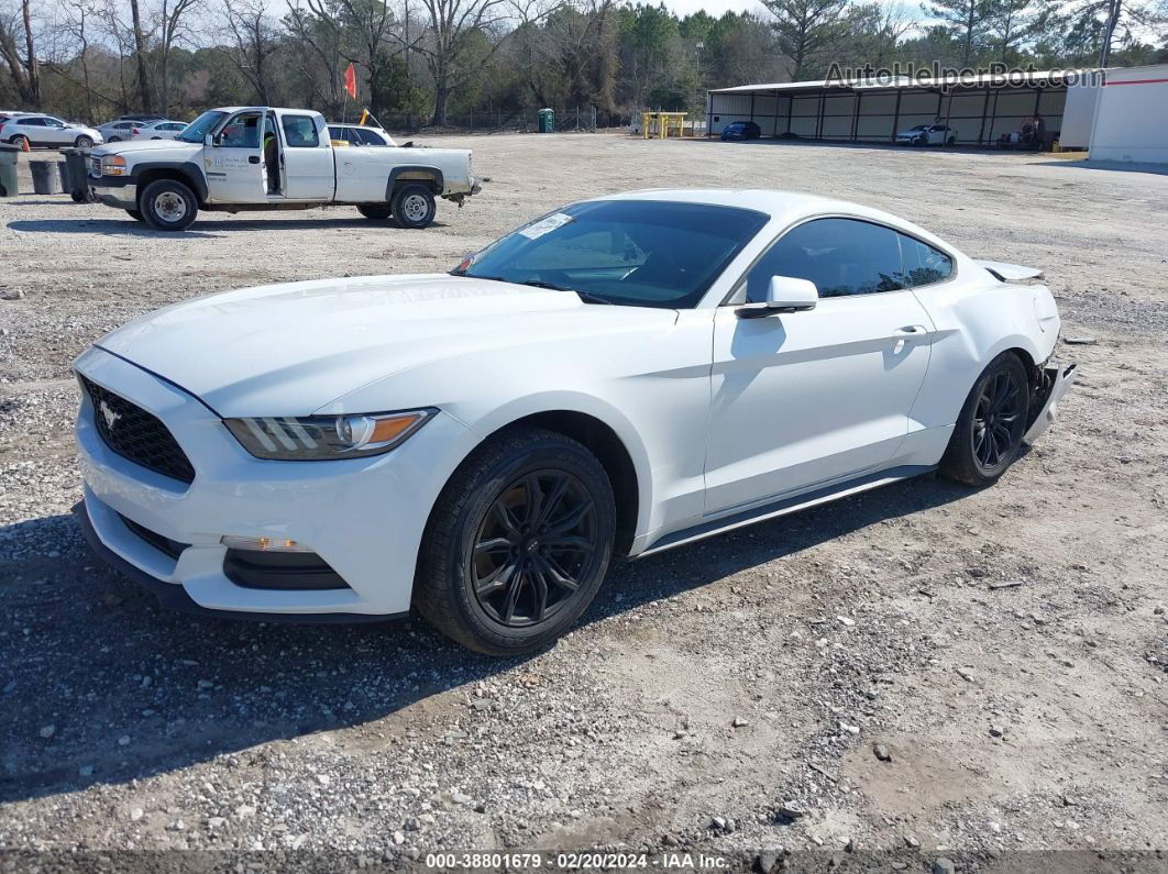 2015 Ford Mustang V6 White vin: 1FA6P8AM3F5390339