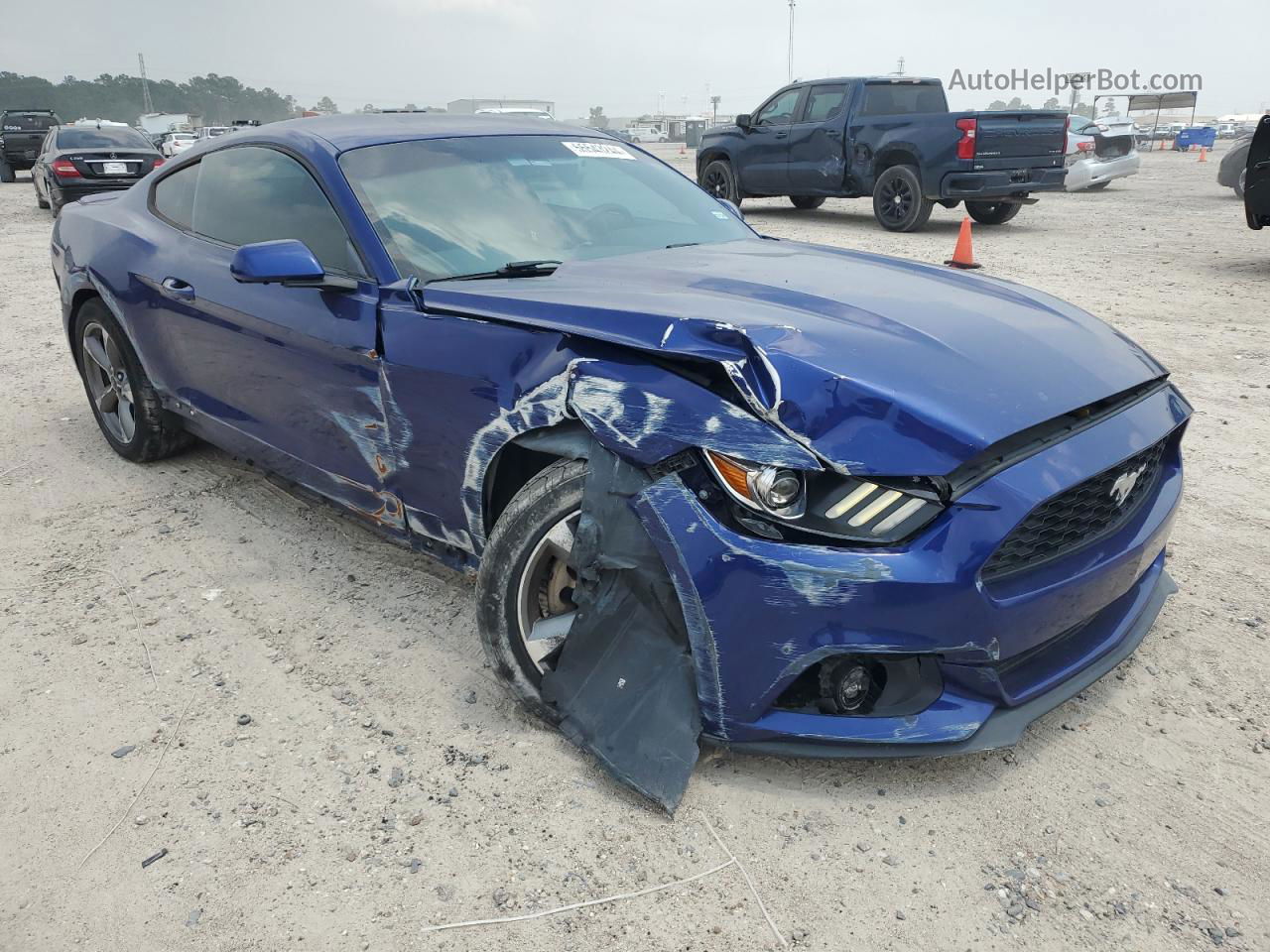 2015 Ford Mustang  Blue vin: 1FA6P8AM3F5430614