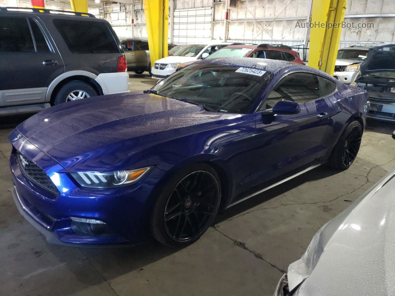 2015 Ford Mustang  Blue vin: 1FA6P8AM3F5431505