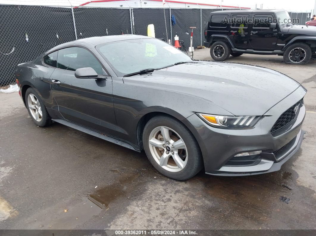 2016 Ford Mustang V6 Gray vin: 1FA6P8AM3G5250762