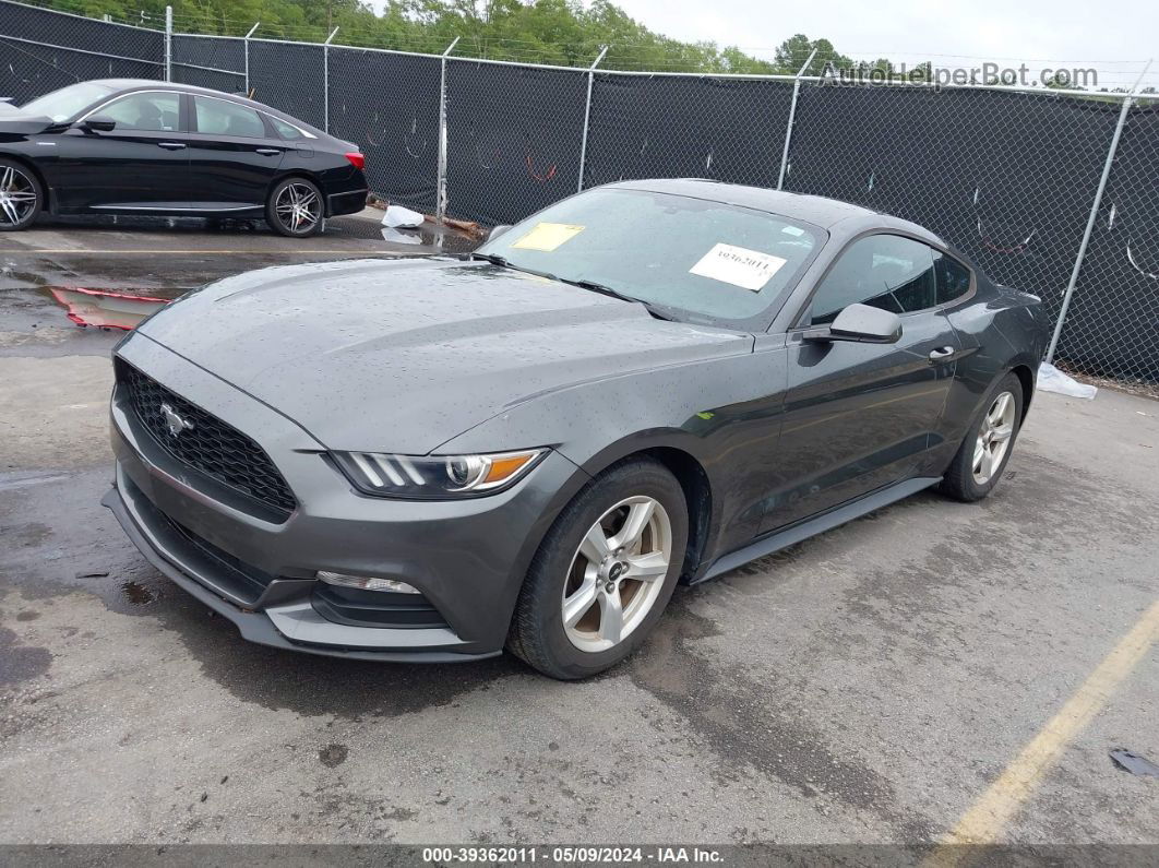 2016 Ford Mustang V6 Gray vin: 1FA6P8AM3G5250762