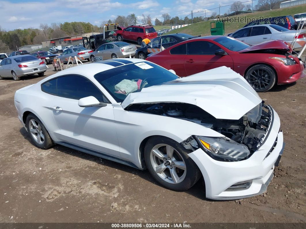 2016 Ford Mustang V6 White vin: 1FA6P8AM3G5256061