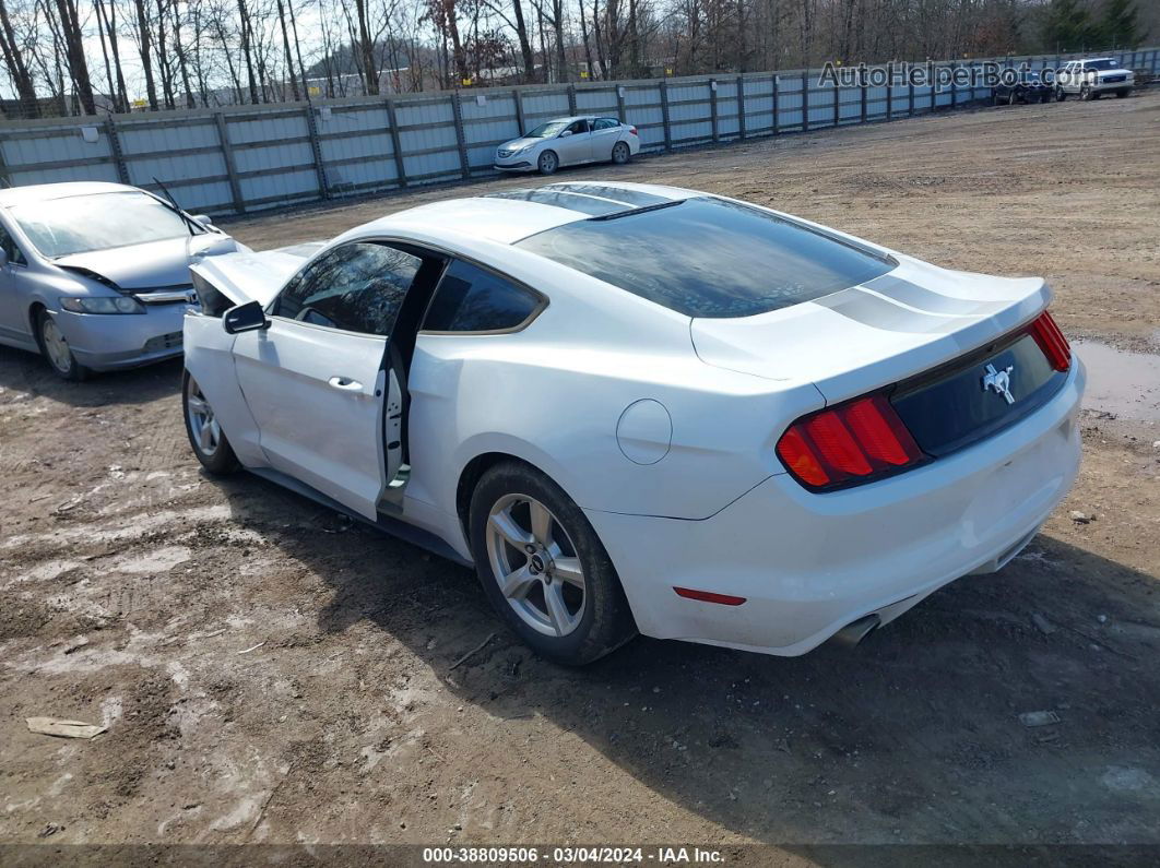 2016 Ford Mustang V6 White vin: 1FA6P8AM3G5256061