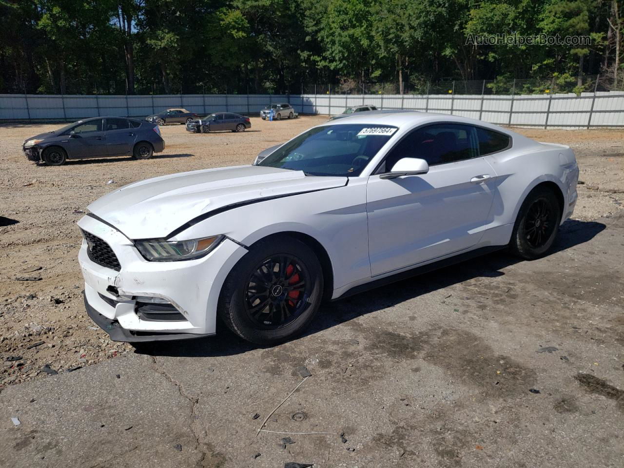 2016 Ford Mustang  White vin: 1FA6P8AM3G5271773