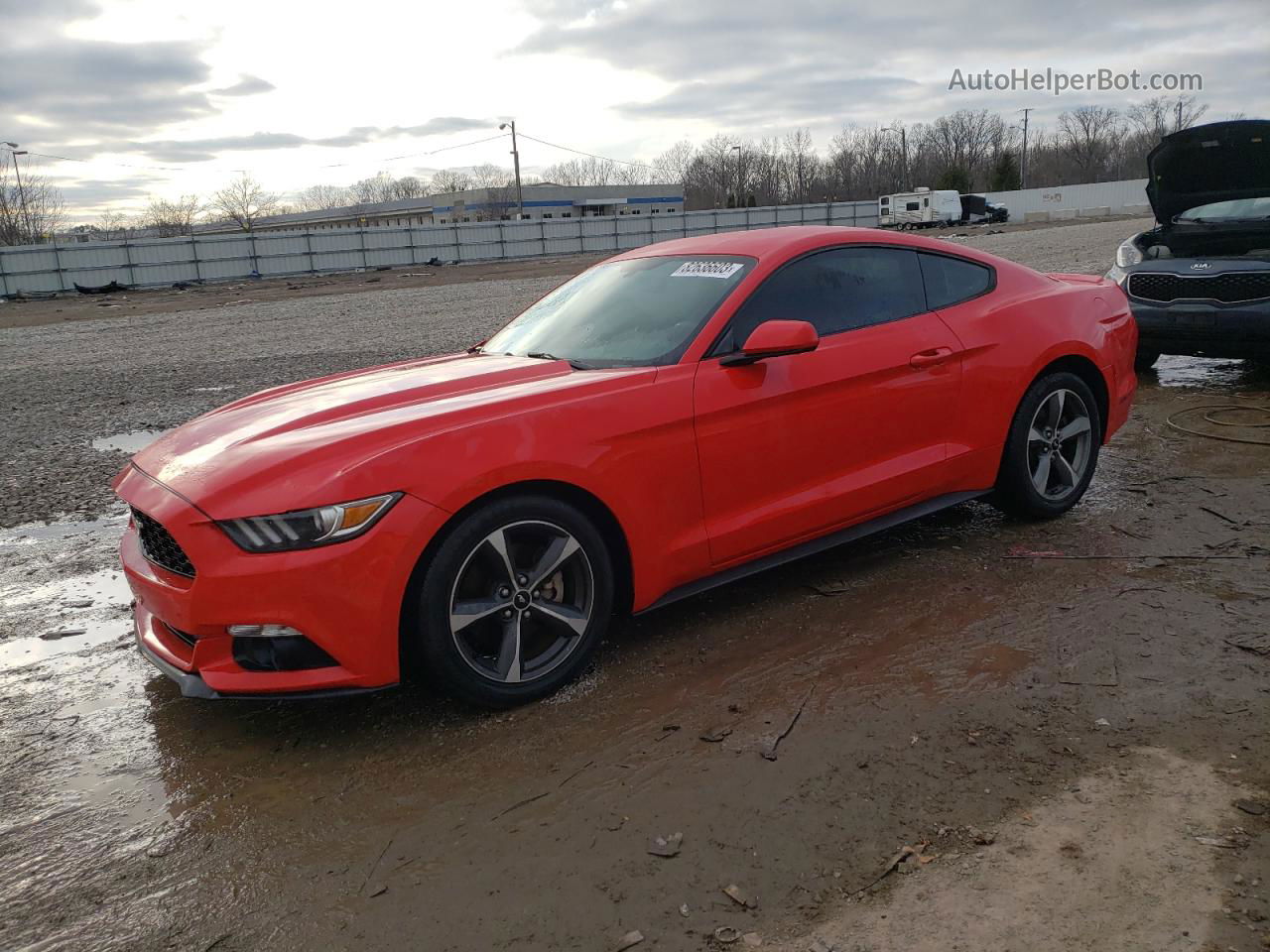 2016 Ford Mustang  Red vin: 1FA6P8AM3G5299914