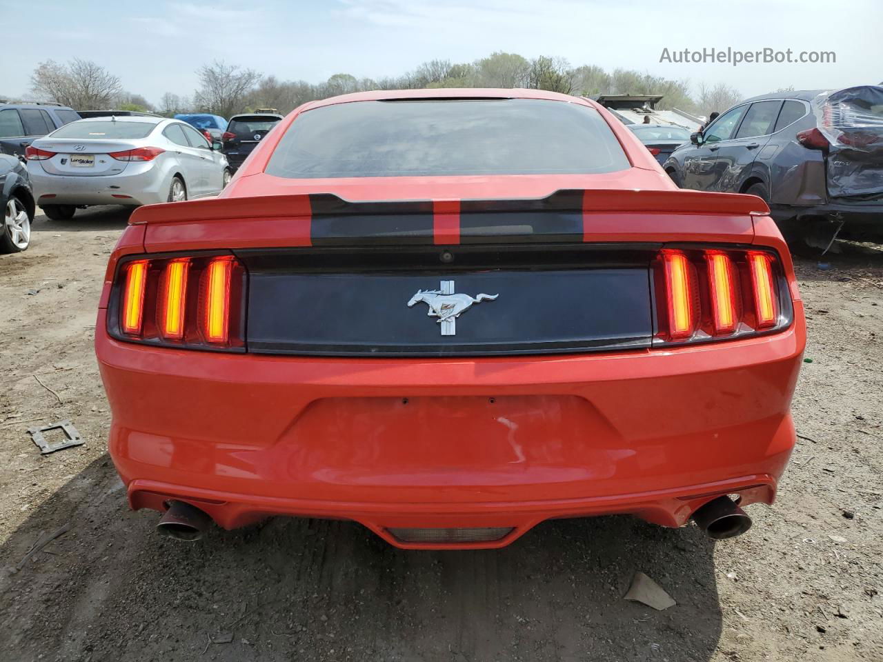 2016 Ford Mustang  Red vin: 1FA6P8AM3G5302164