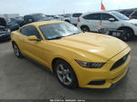 2015 Ford Mustang V6 Yellow vin: 1FA6P8AM4F5332692