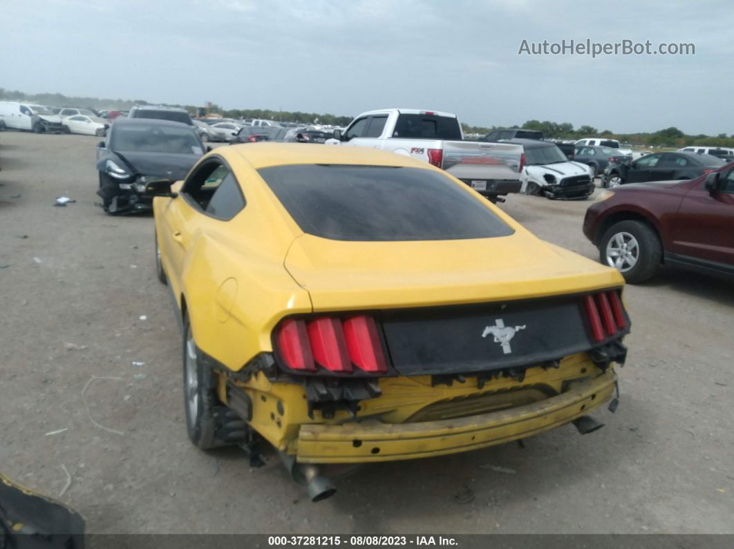 2015 Ford Mustang V6 Yellow vin: 1FA6P8AM4F5332692