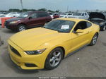 2015 Ford Mustang V6 Yellow vin: 1FA6P8AM4F5332692