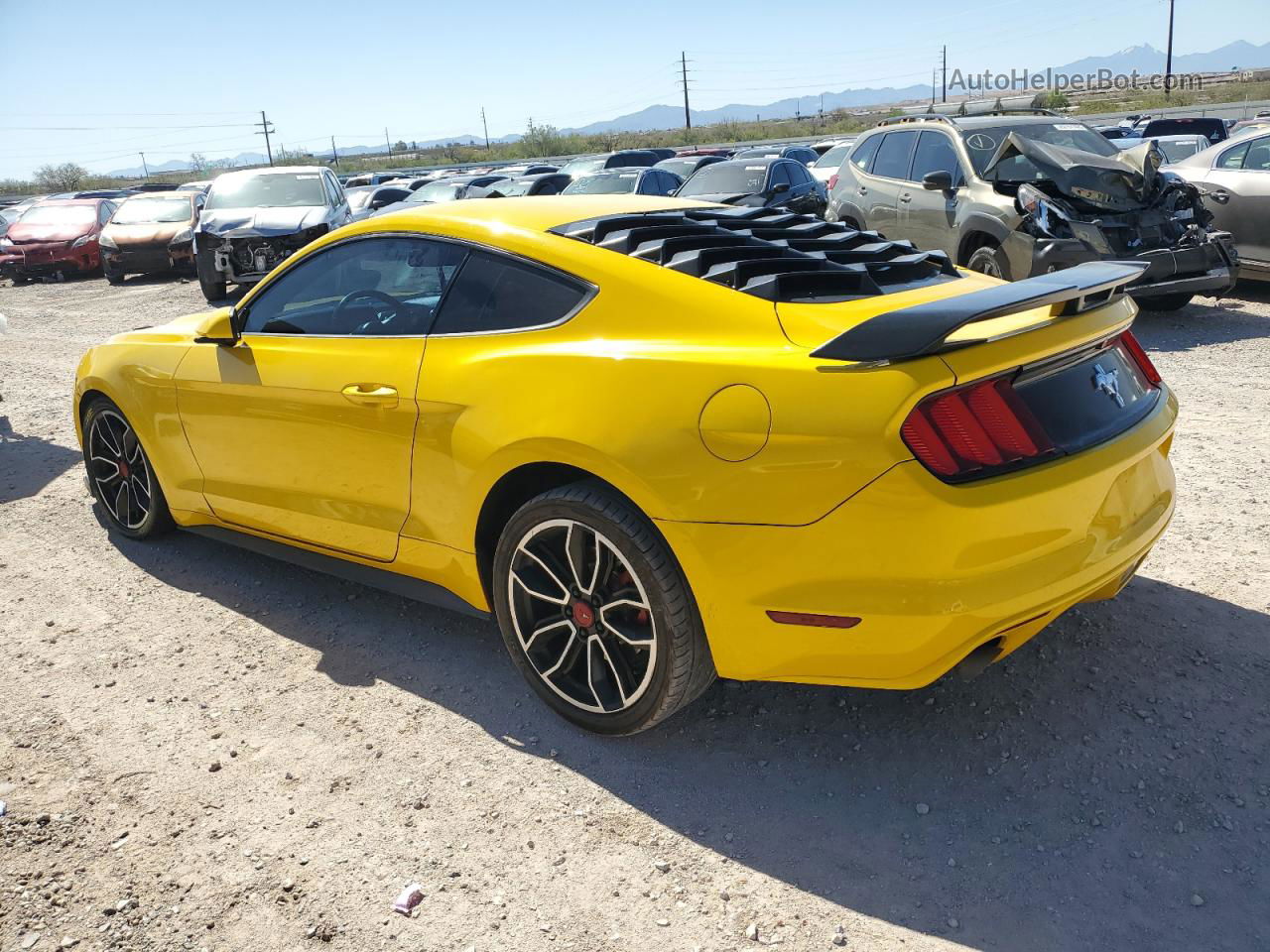 2015 Ford Mustang  Yellow vin: 1FA6P8AM4F5364204