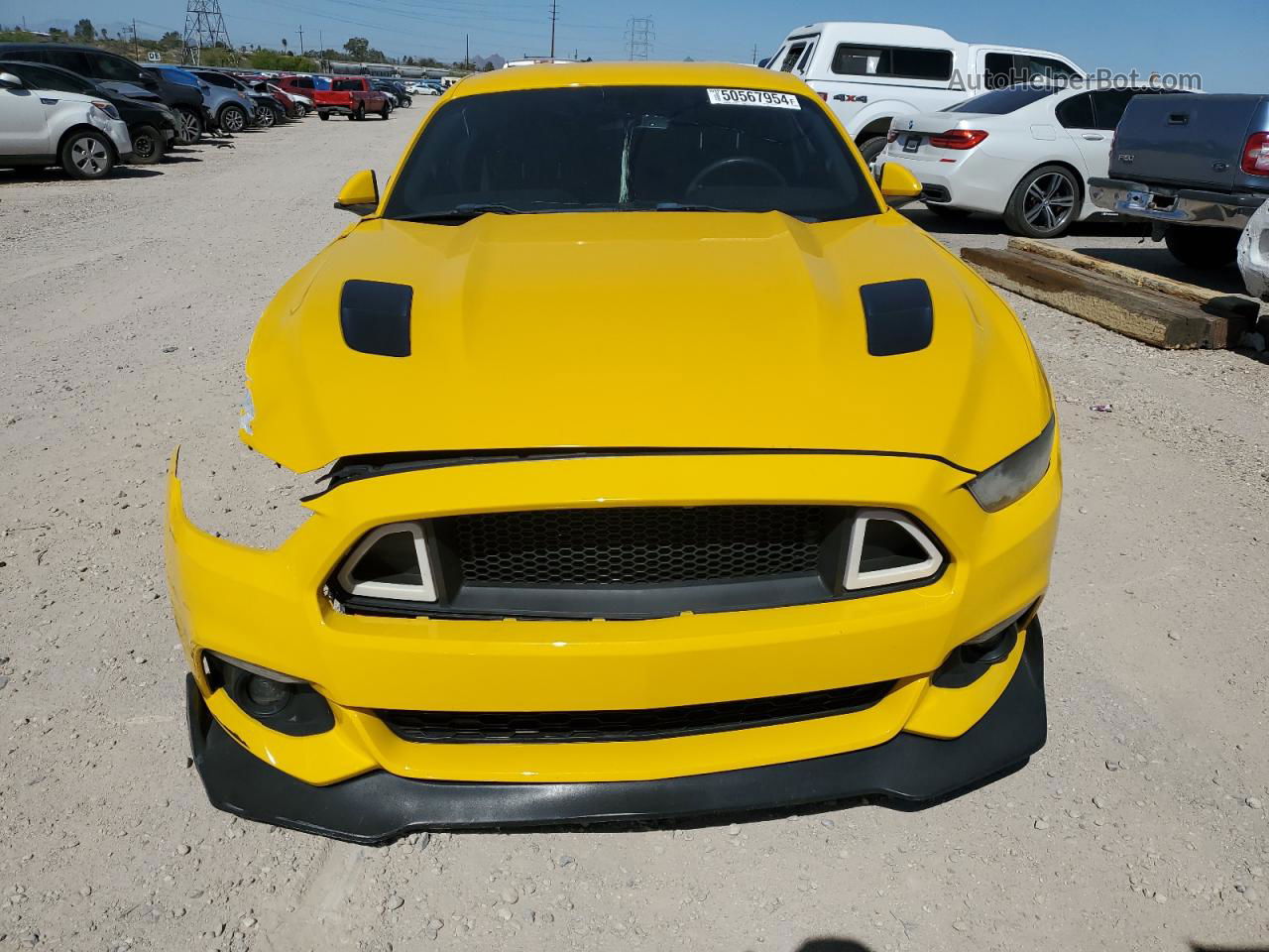 2015 Ford Mustang  Yellow vin: 1FA6P8AM4F5364204