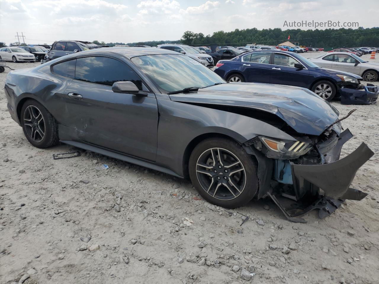 2015 Ford Mustang  Gray vin: 1FA6P8AM4F5390205